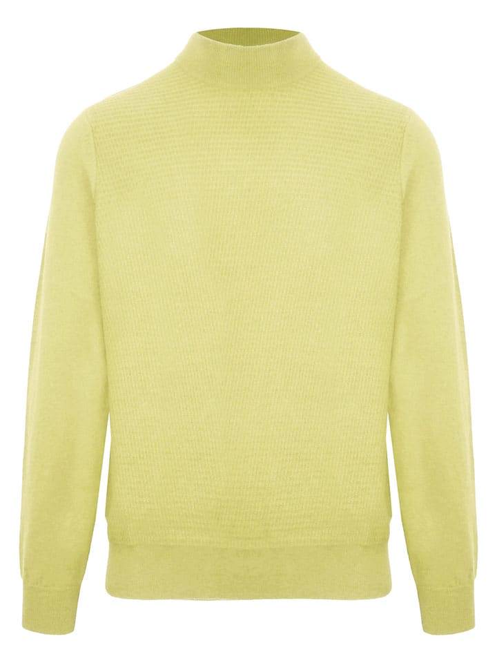 Malo Optimum Sweter "Lupetto" w kolorze jasnożółtym rozmiar: XXL