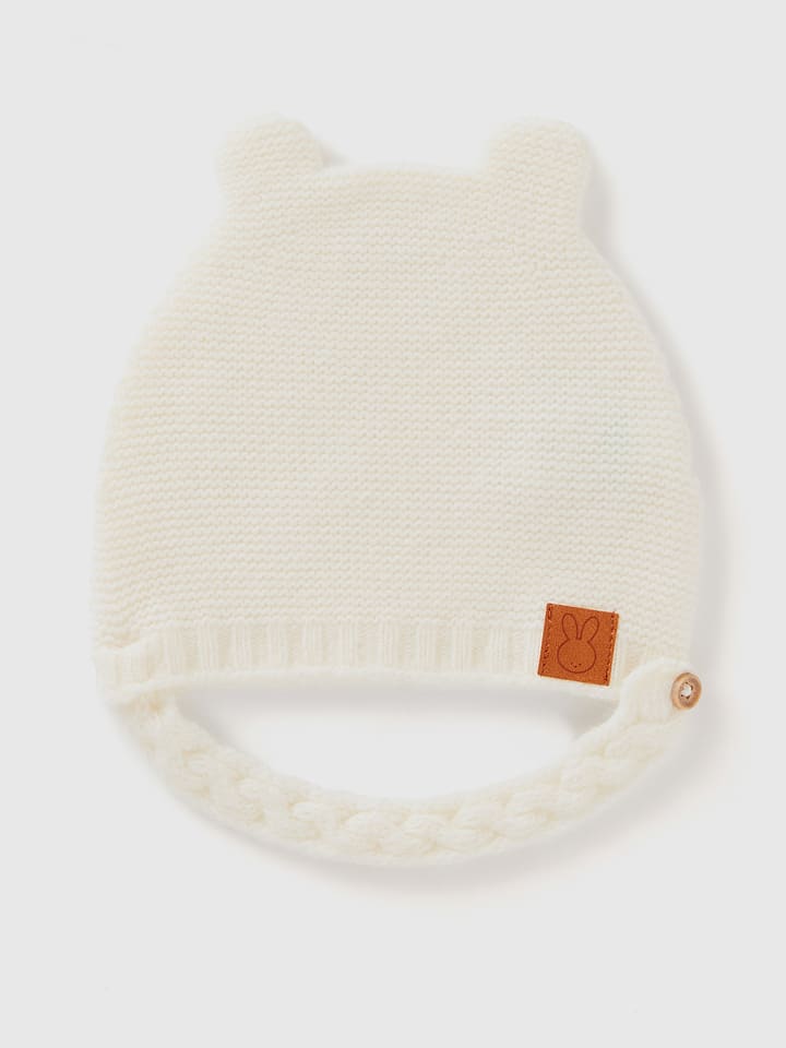 Benetton Czapka w kolorze kremowym rozmiar: 56