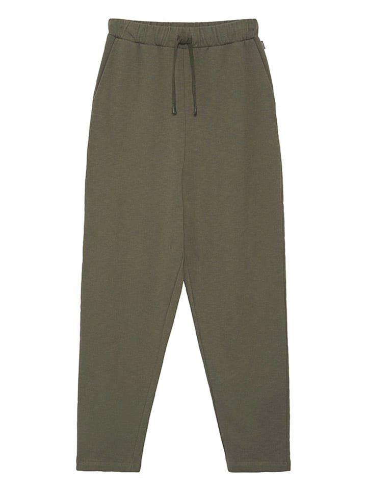 Ecoalf Spodnie dresowe w kolorze khaki rozmiar: M