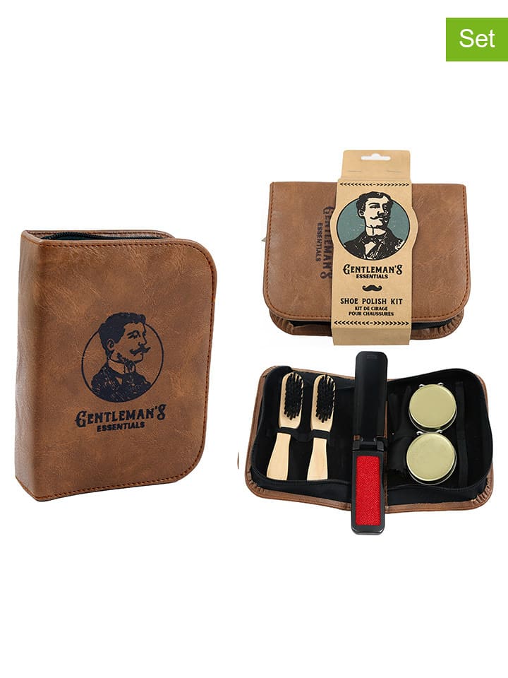 SiL Interiors Zestawy (3 szt.) w kolorze brązowym do pielęgnacji obuwia rozmiar: onesize