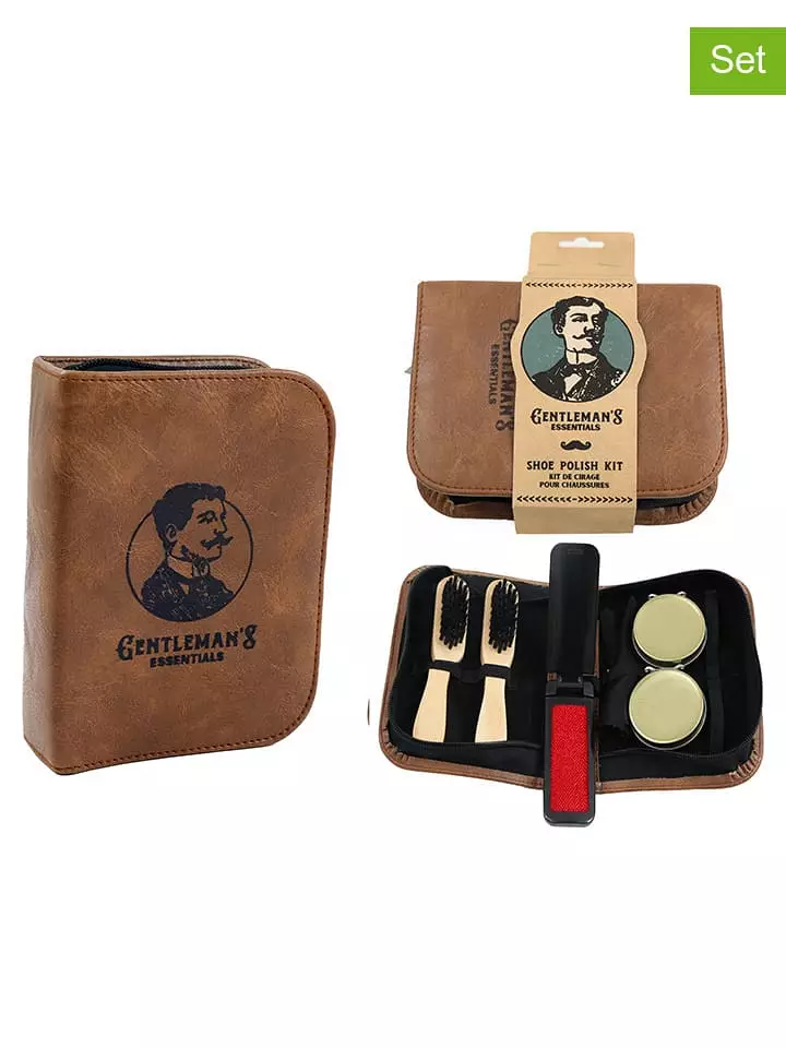 SiL Interiors Zestawy (3 szt.) w kolorze brązowym do pielęgnacji obuwia rozmiar: onesize