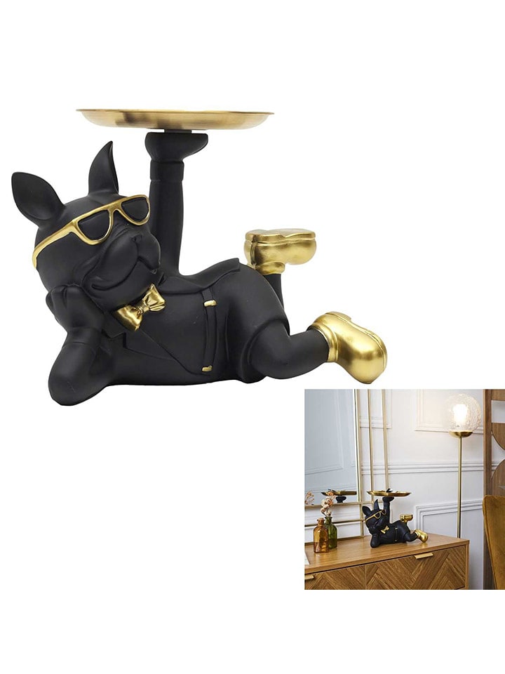 The Concept Factory Figurka dekoracyjna w kolorze złoto-czarnym - wys. 17 cm rozmiar: onesize