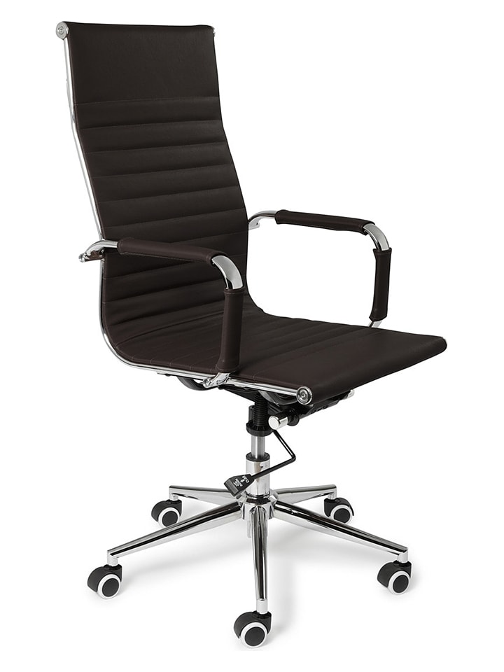 Lifa Living Krzesło biurowe "Oxford" w kolorze czarnym - 51 x 109 x 47 cm rozmiar: onesize