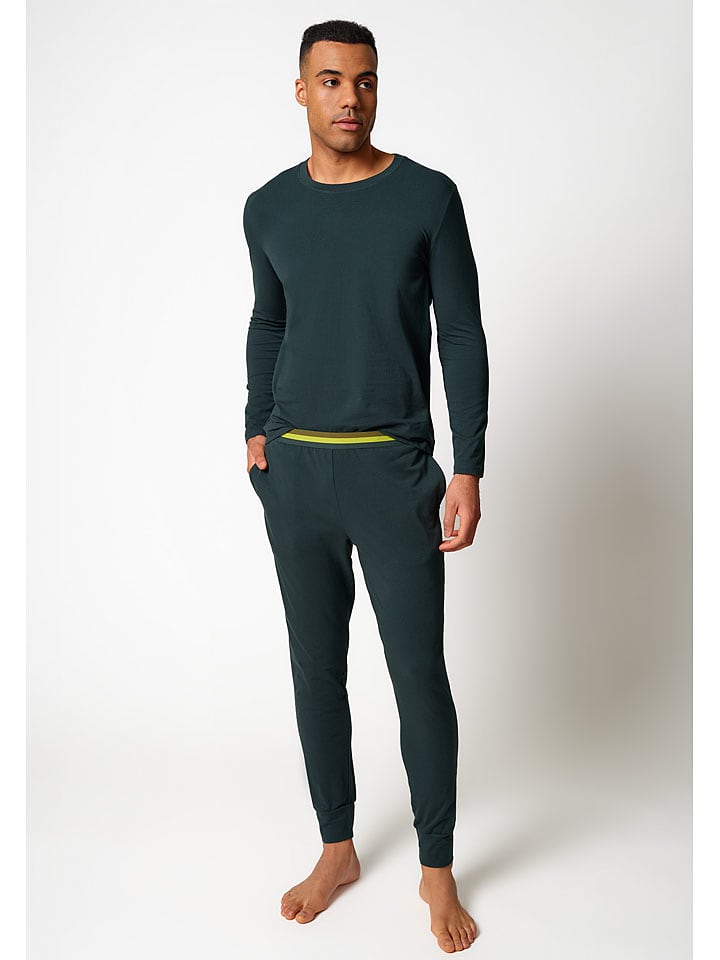 Skiny Piżama w kolorze zielonym rozmiar: XXL