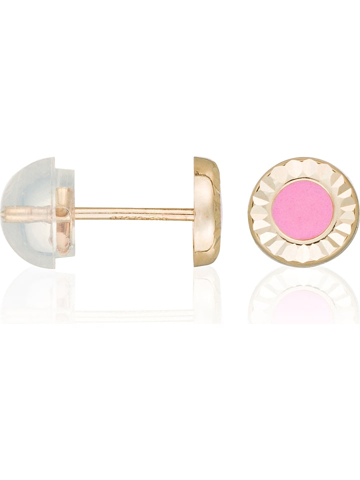 OR ÉCLAT Złote kolczyki-wkrętki "Bico" rozmiar: onesize