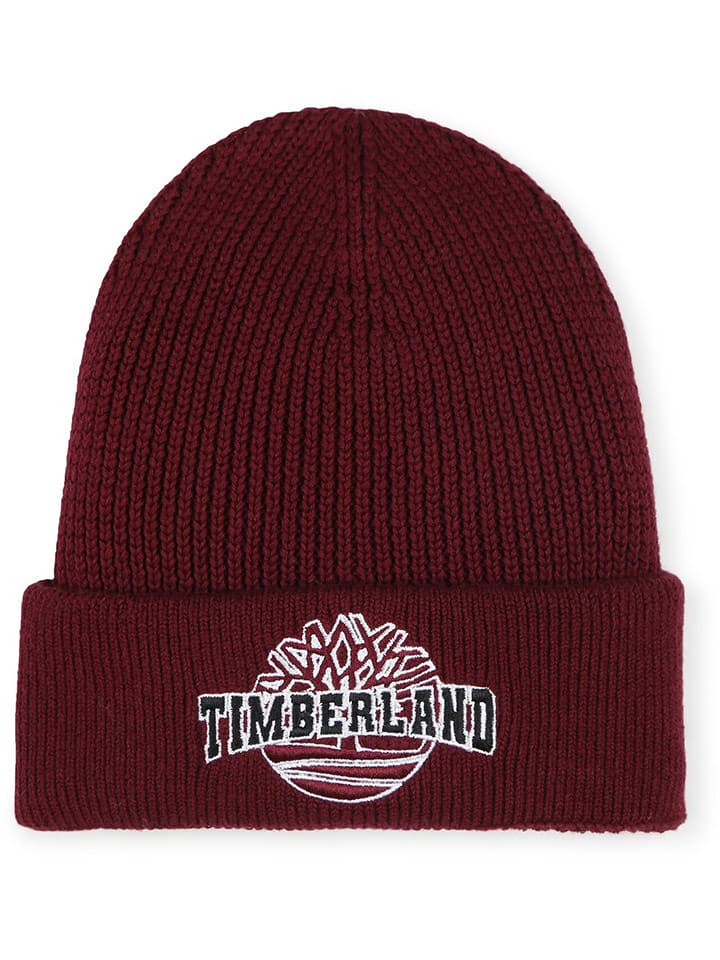 Timberland Czapka beanie w kolorze bordowym rozmiar: 116-152