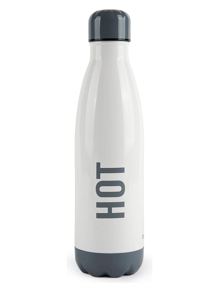 Trendy Kitchen by EXCÉLSA Butelka termiczna "Hot/ Cold" w kolorze szaro-białym - 500 ml rozmiar: onesize