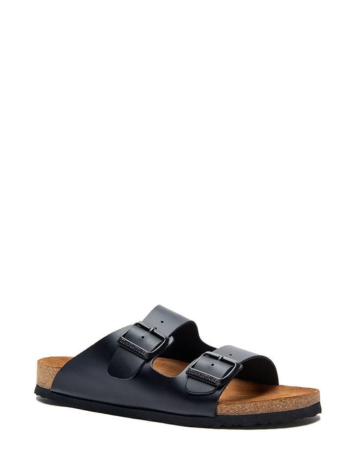 Comfortfusse Skórzane klapki w kolorze czarnym rozmiar: 41