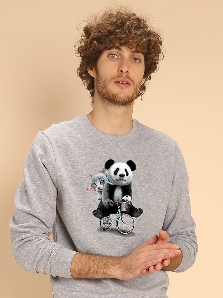 WOOOP Bluza w kolorze szarym rozmiar: M