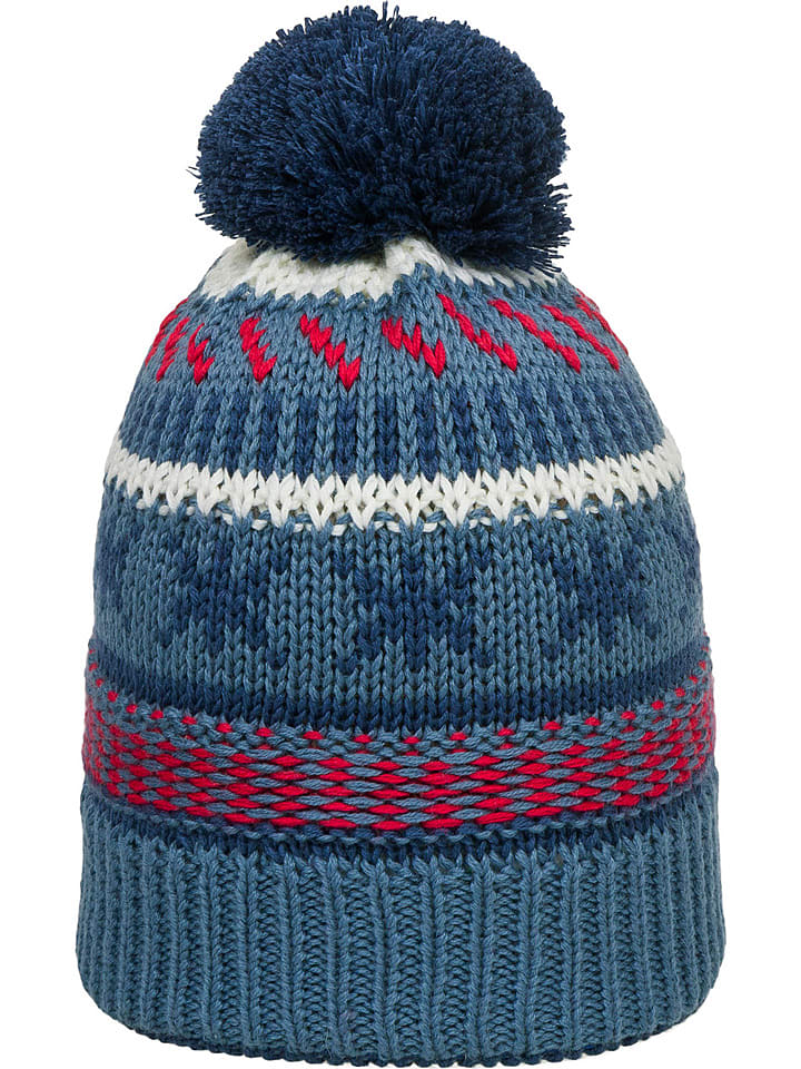 Döll Dzianinowa czapka w kolorze niebieskim rozmiar: 49 cm