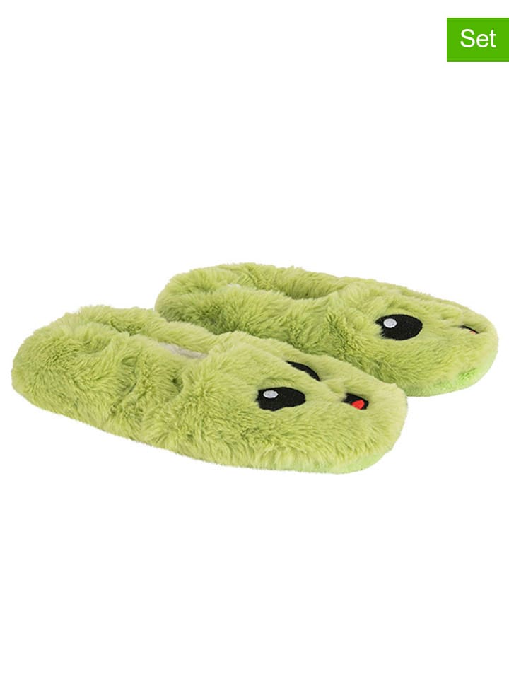 Skechers Kapcie (6 par) w kolorze zielonym rozmiar: 30-35