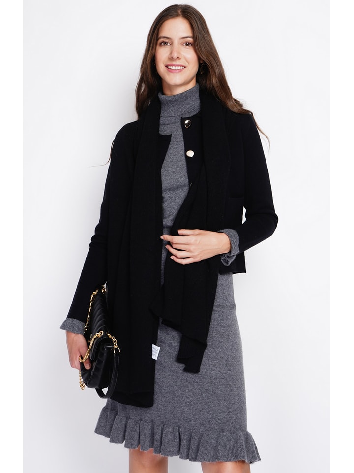 William de Faye Szal w kolorze czarnym rozmiar: onesize