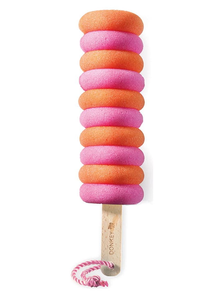 Donkey Gąbka w kolorze pomarańczowo-jasnoróżowym do mycia naczyń - 6 x 26 x 6 cm rozmiar: onesize