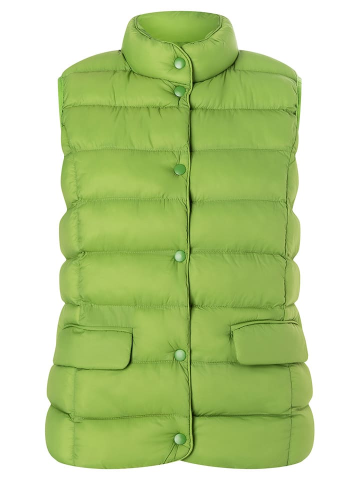 More & More Kamizelka pikowana w kolorze jasnozielonym rozmiar: 38