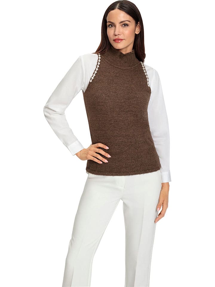 Heine Bezrękawnik w kolorze brązowym rozmiar: 44