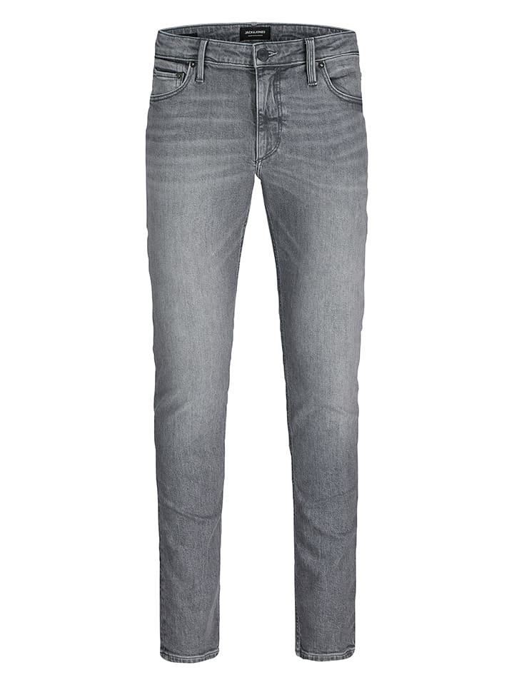 Jack & Jones Dżinsy - Slim fit - w kolorze szarym rozmiar: W32/L34