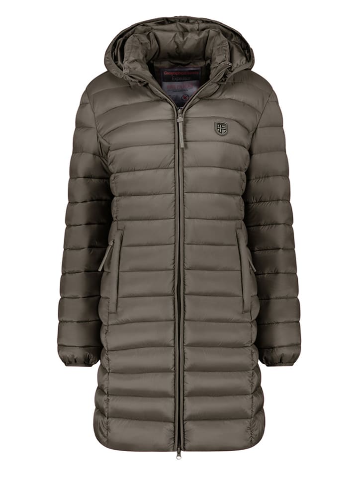 Geographical Norway Płaszcz pikowany "Atikotal" w kolorze khaki rozmiar: L
