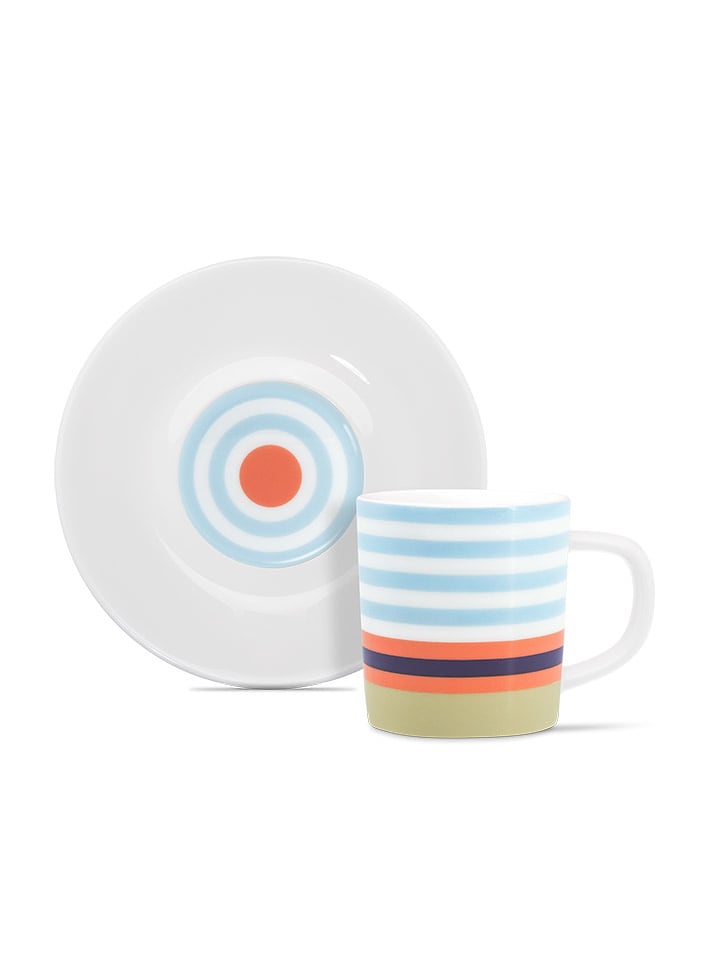 Remember Filiżanka "Positano" ze wzorem do espresso - 80 ml rozmiar: onesize