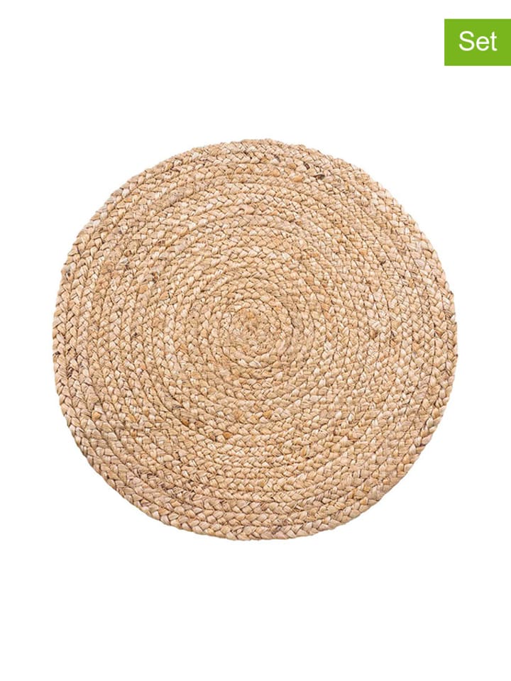 House Nordic Podkładka (4 szt.) w kolorze jasnobrązowym - Ø 38 cm rozmiar: onesize