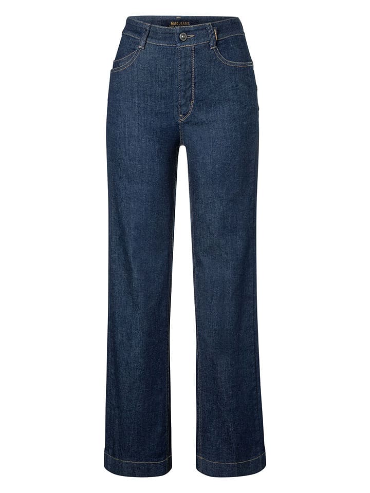 MAC Dżinsy "Dream Wide" - Regular fit - w kolorze granatowym rozmiar: 34/L30