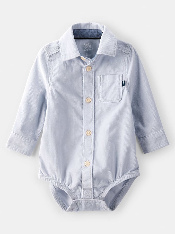 OshKosh Body-koszula w kolorze błękitnym rozmiar: 62