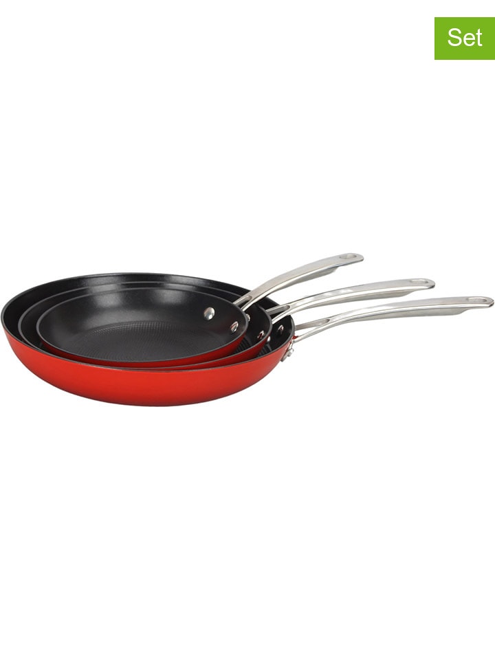 Laguiole 3-częściowy zestaw ''AirIron'' w kolorze czerwonym rozmiar: onesize