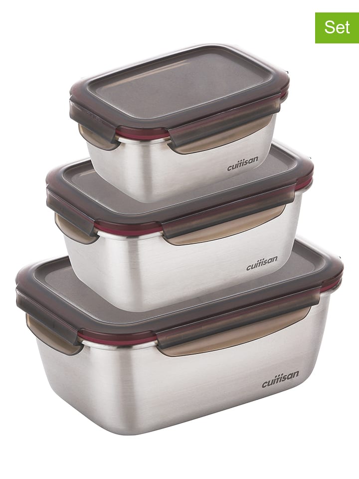 CUITISAN Pojemniki (3 szt.) "Flora" rozmiar: onesize