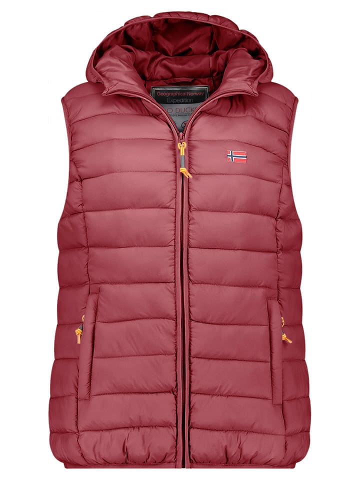 Geographical Norway Kamizelka pikowana "Vatikolor" w kolorze ciemnofioletowym rozmiar: L