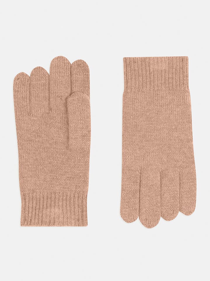 Perfect Cashmere Kaszmirowe rękawiczki "Hailey" w kolorze karmelowym rozmiar: onesize