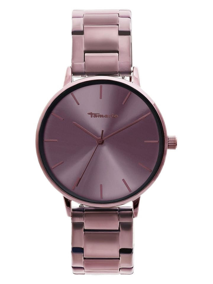 Tamaris Zegarek kwarcowy w kolorze czarno-fioletowym rozmiar: onesize