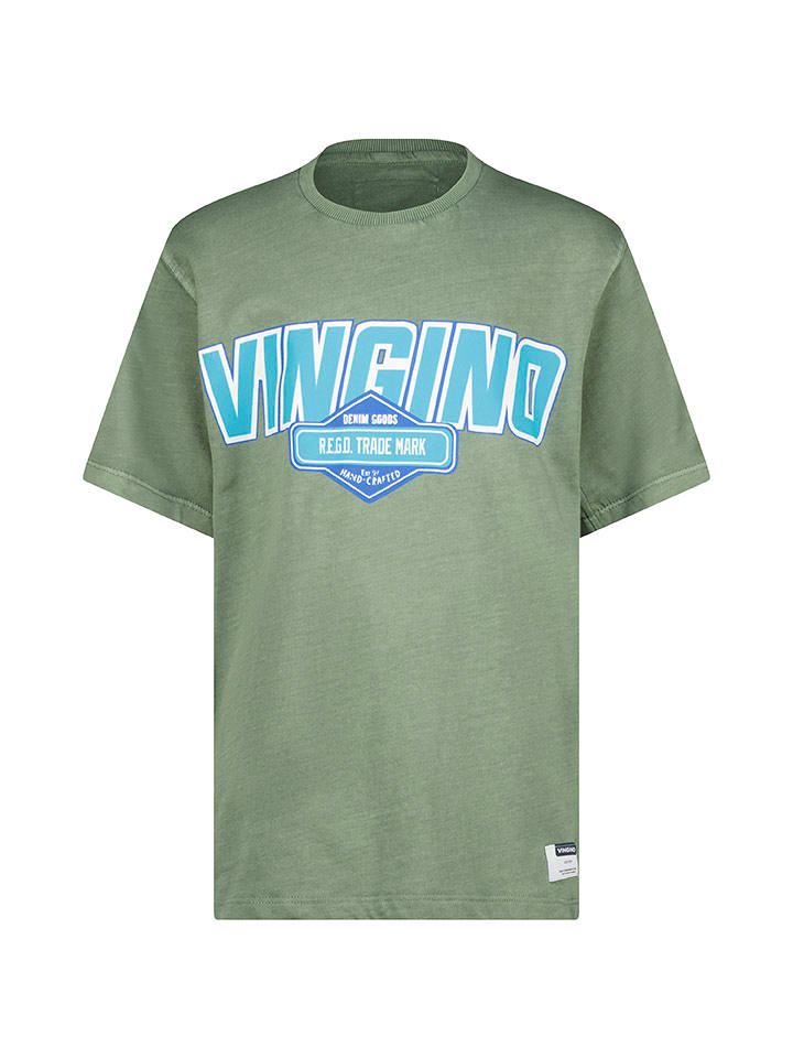 Vingino Koszulka w kolorze zielonym rozmiar: 152