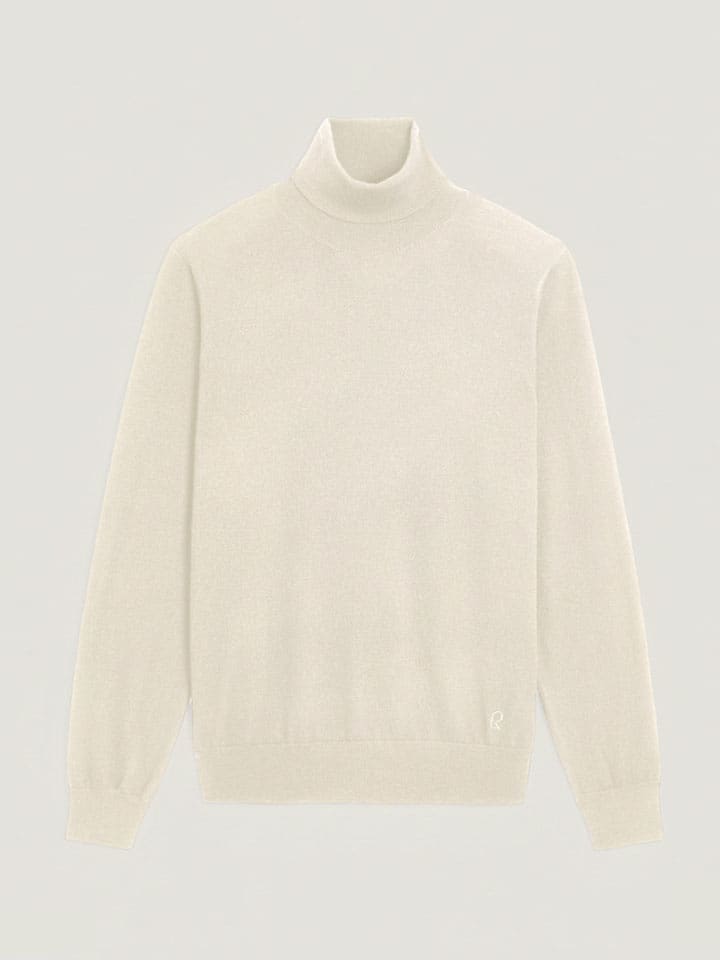 Rodier Wełniany sweter w kolorze kremowym rozmiar: L