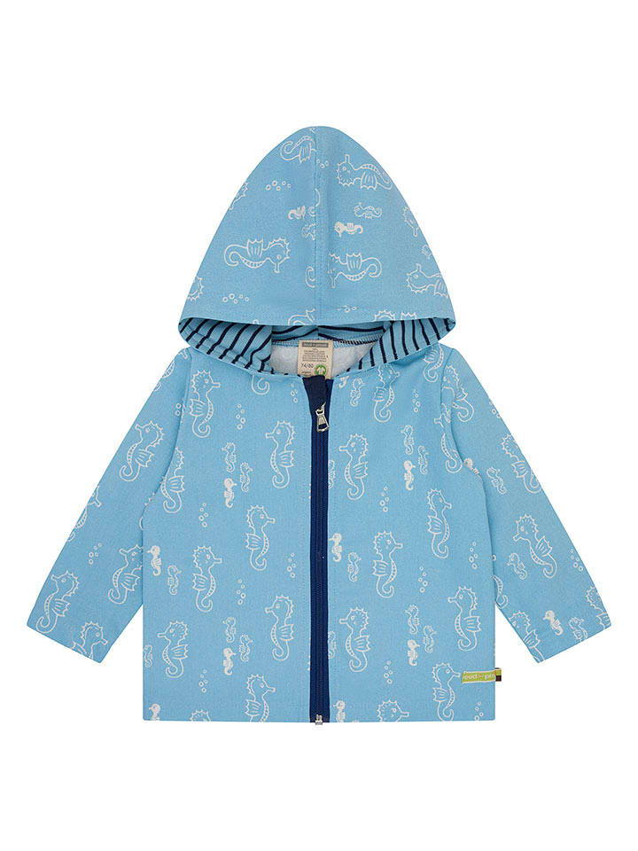 loud + proud Kurtka w kolorze błękitno-białym rozmiar: 98/104