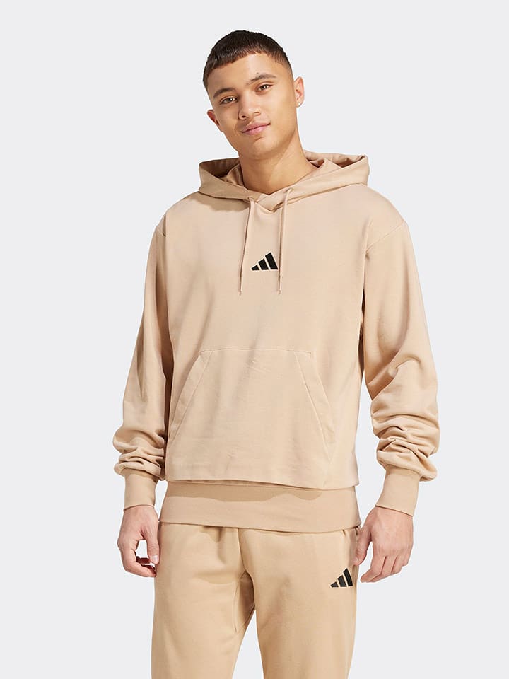 adidas Bluza w kolorze beżowym rozmiar: L