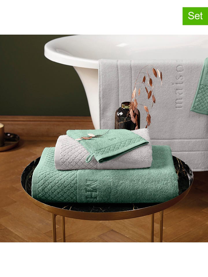 maison héritage PARIS Myjki (4 szt.) w kolorze zielonym rozmiar: 15x21 cm