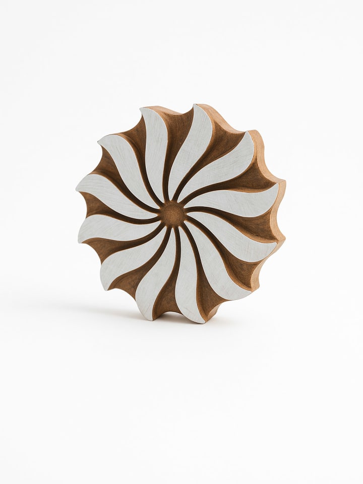 Samimi Stempel w kolorze jasnobrązowo-białym - 10 x 10 cm rozmiar: onesize