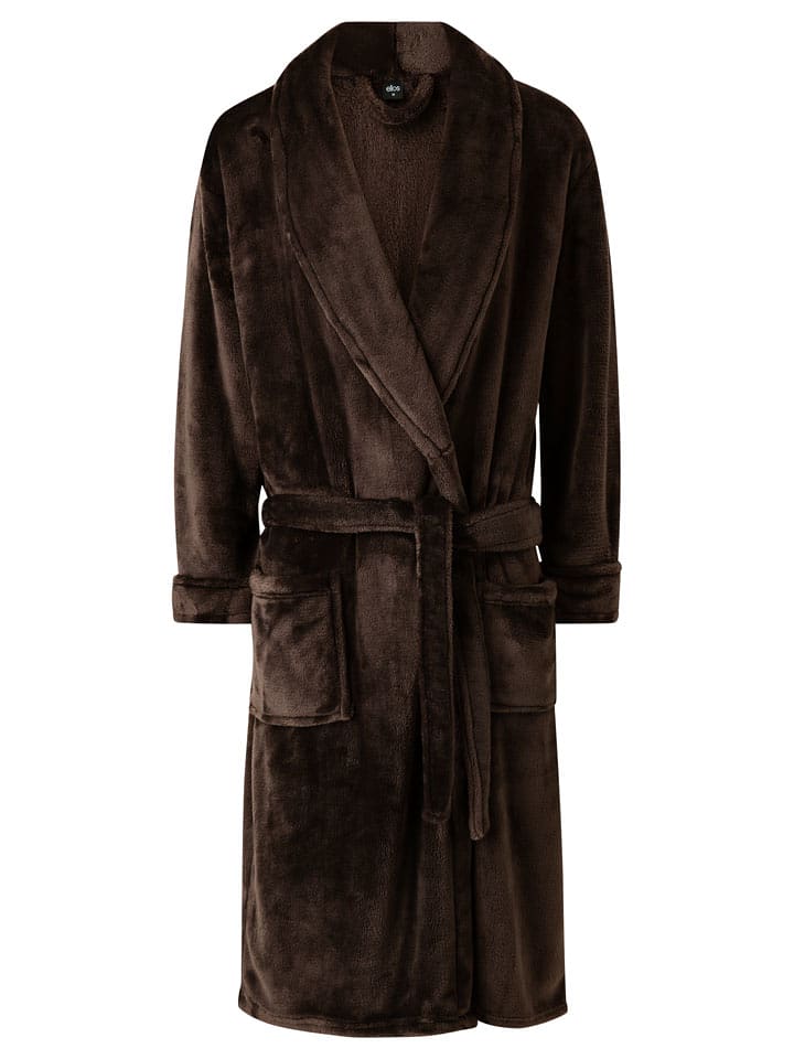 Ellos Home Szlafrok "Philip" w kolorze brązowym rozmiar: 2XL