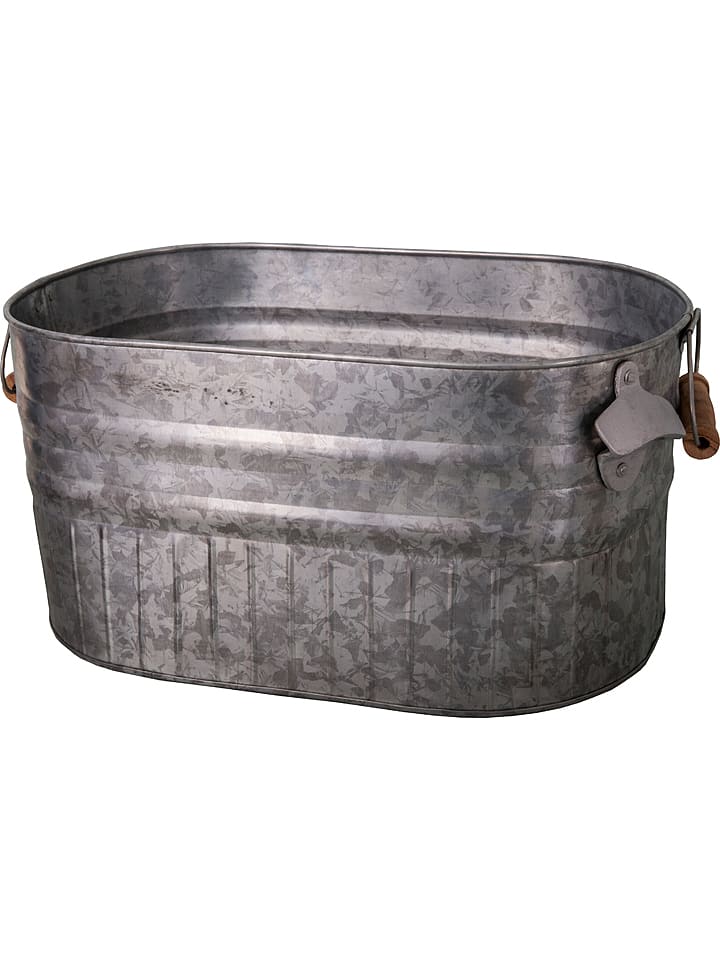 Anticline Wiaderko w kolorze srebrnym - 63 x 24 x 28,5 cm rozmiar: onesize