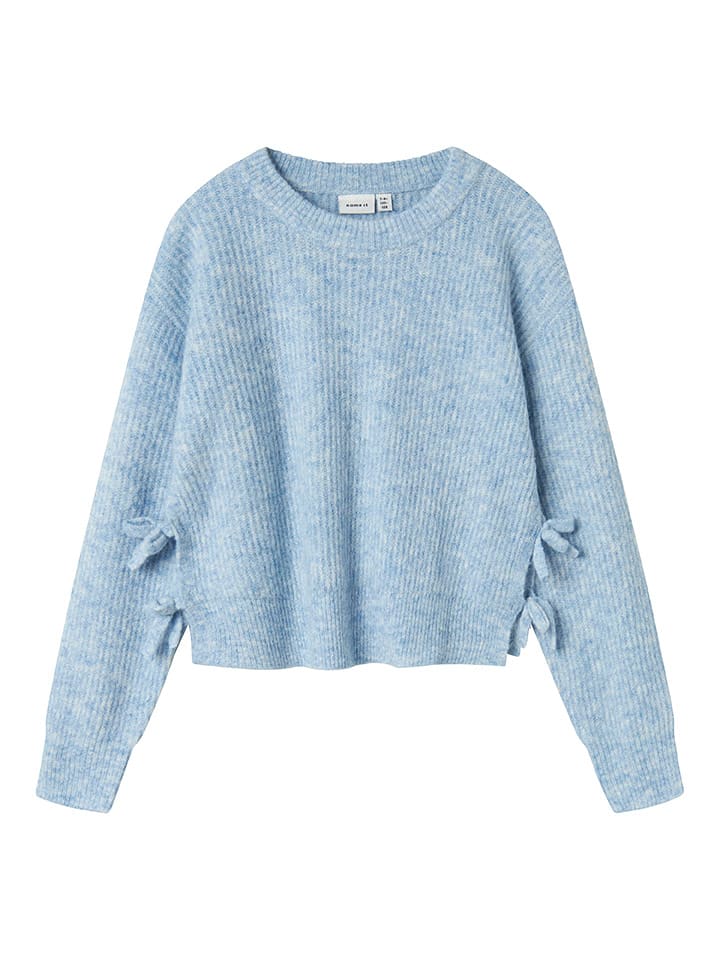 name it Sweter "Linnea" w kolorze błękitnym rozmiar: 116