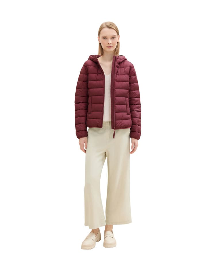 TOM TAILOR Denim Kurtka pikowana w kolorze czerwonym rozmiar: XS