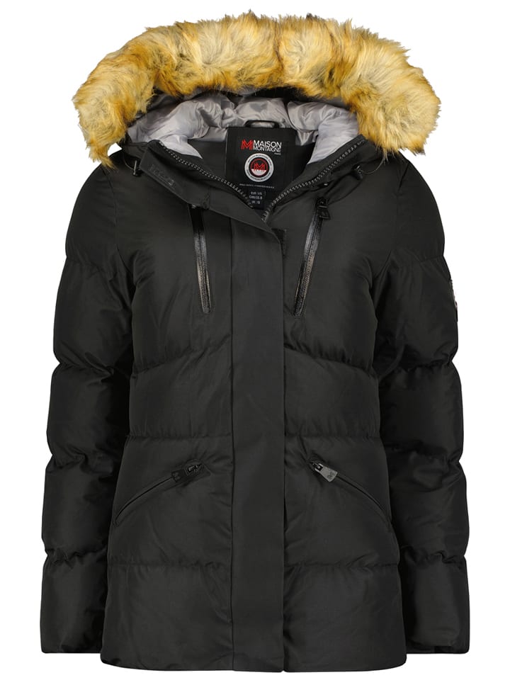 Maison Montaigne Kurtka zimowa "Crownmai" w kolorze czarnym rozmiar: XXL