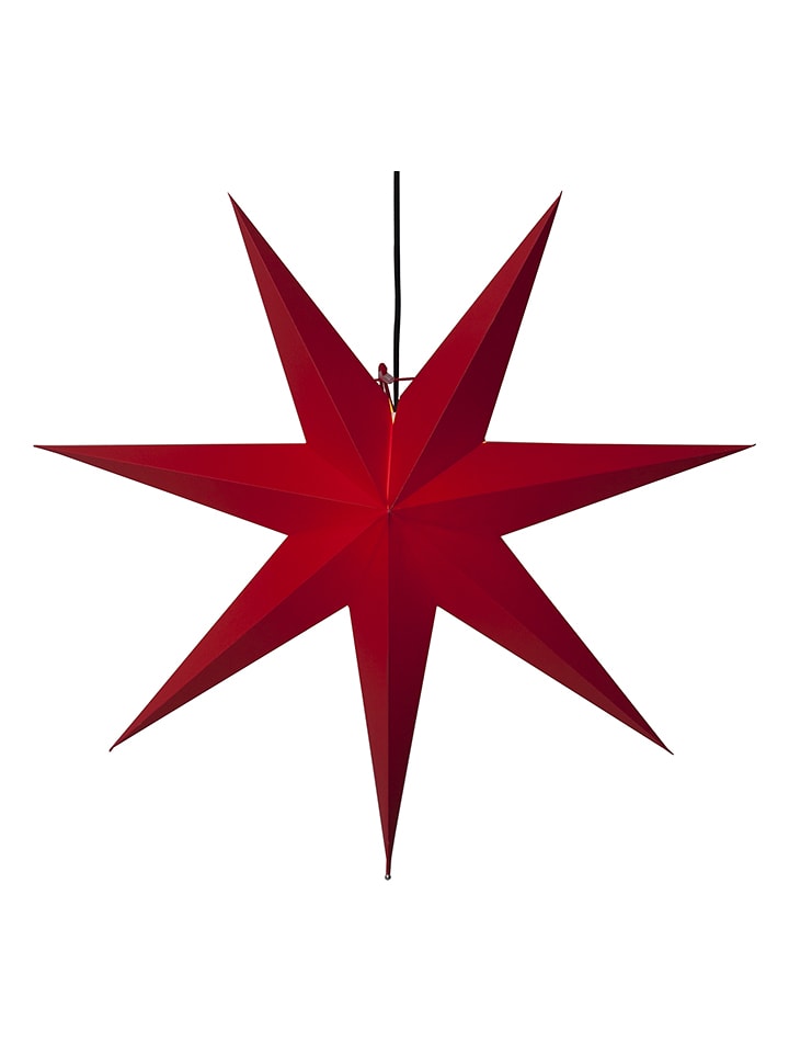 STAR Trading Lampa wisząca "Rozen" w kolorze czerwonym - Ø 70 cm rozmiar: onesize