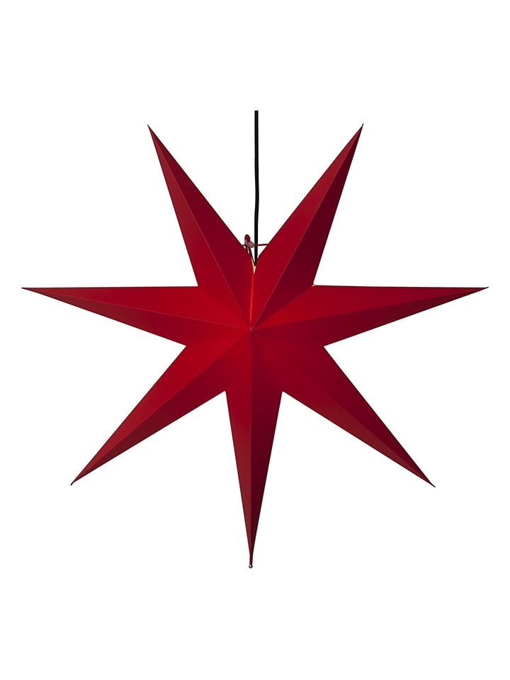 STAR Trading Lampa wisząca "Rozen" w kolorze czerwonym - Ø 70 cm rozmiar: onesize