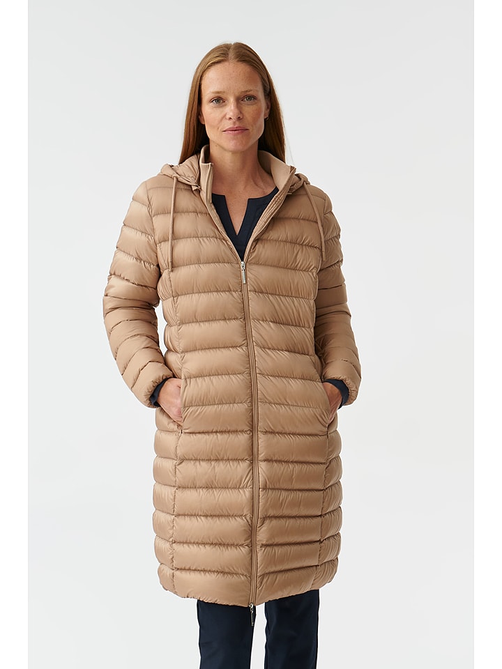 TATUUM Płaszcz puchowy w kolorze beżowym rozmiar: 38