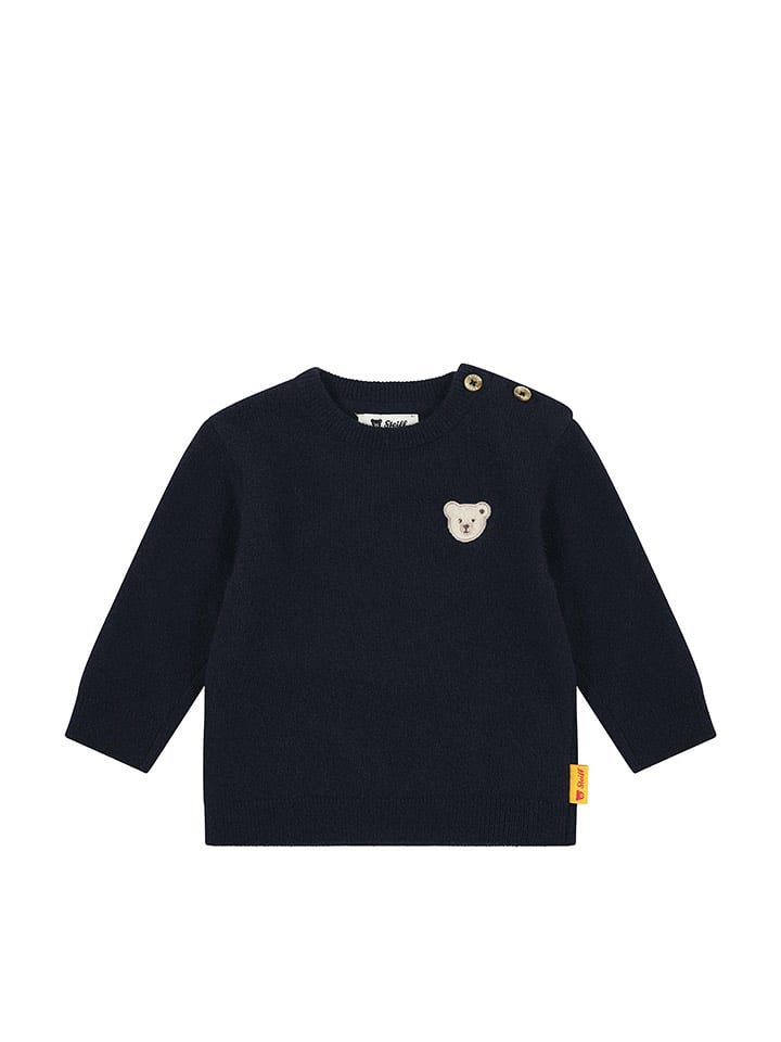 Steiff Sweter w kolorze granatowym rozmiar: 92