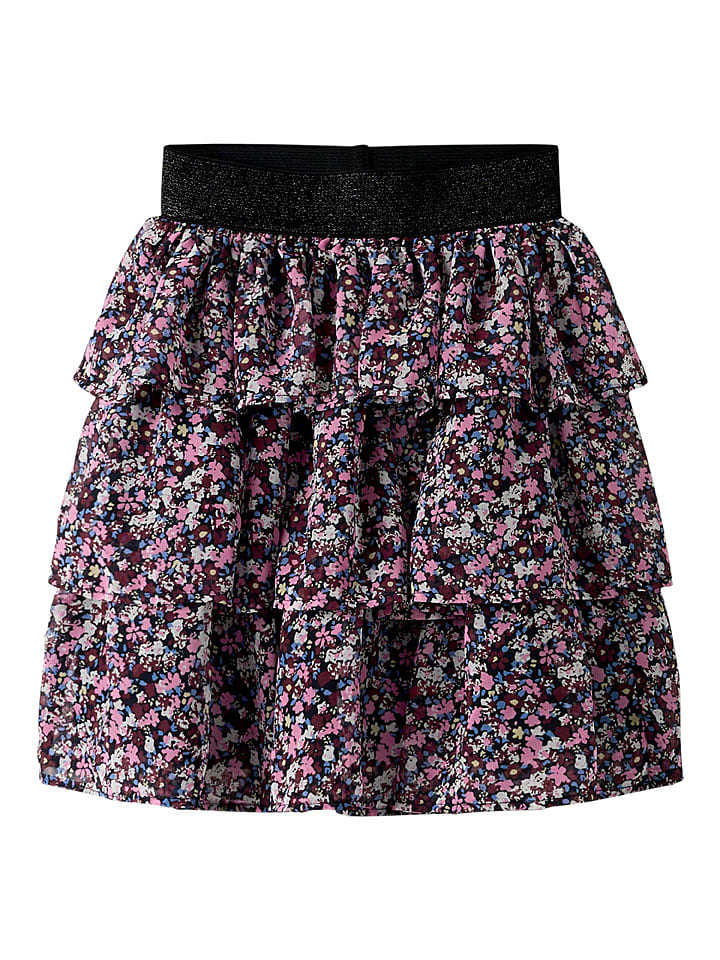 name it Spódnica w kolorze czarno-jasnoróżowym rozmiar: 164