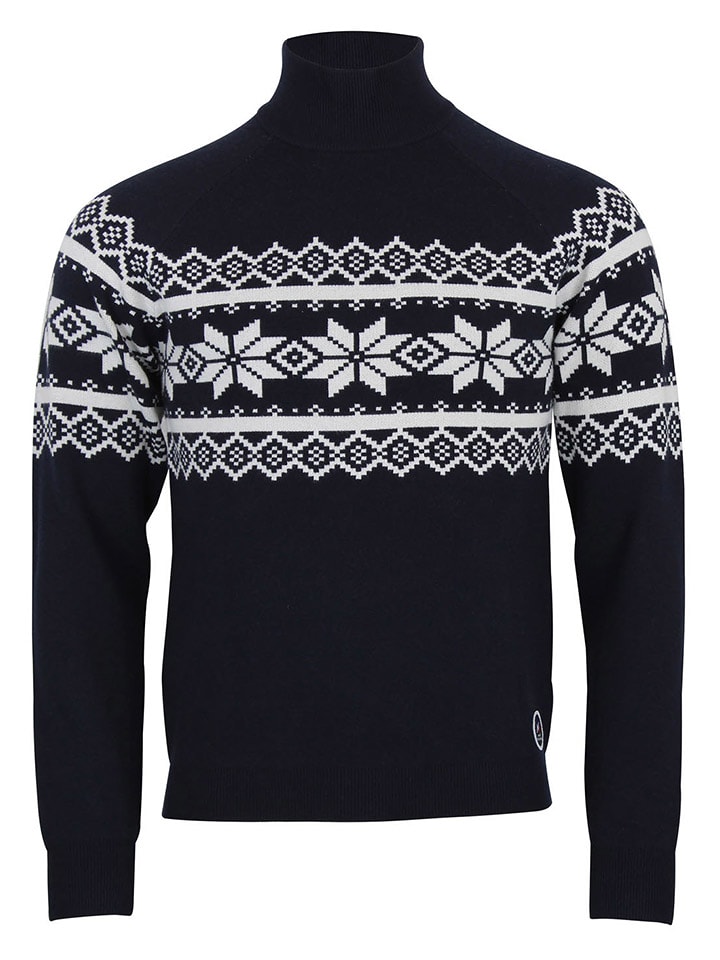 Peak Mountain Sweter "Clyde" w kolorze granatowym rozmiar: L