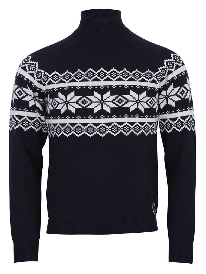Peak Mountain Sweter "Clyde" w kolorze granatowym rozmiar: L