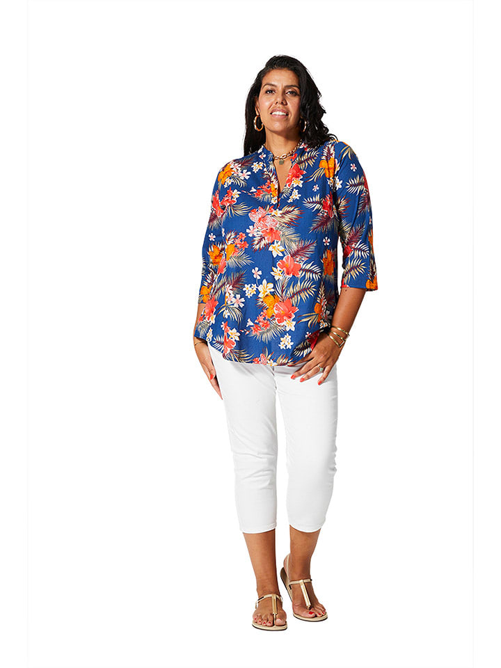 Aller Simplement Bluzka w kolorze niebieskim rozmiar: 42/44