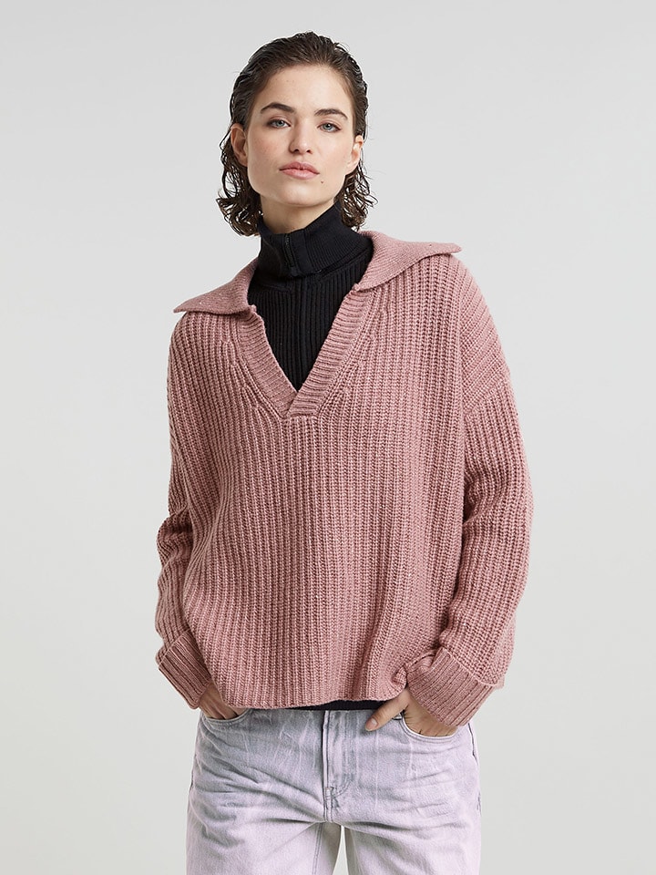 G-Star Sweter w kolorze jasnoróżowym rozmiar: M